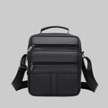 Multi Section Black Sling Bag